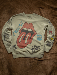 Rolling Stones Sketch Crew Fleece, Fatigue