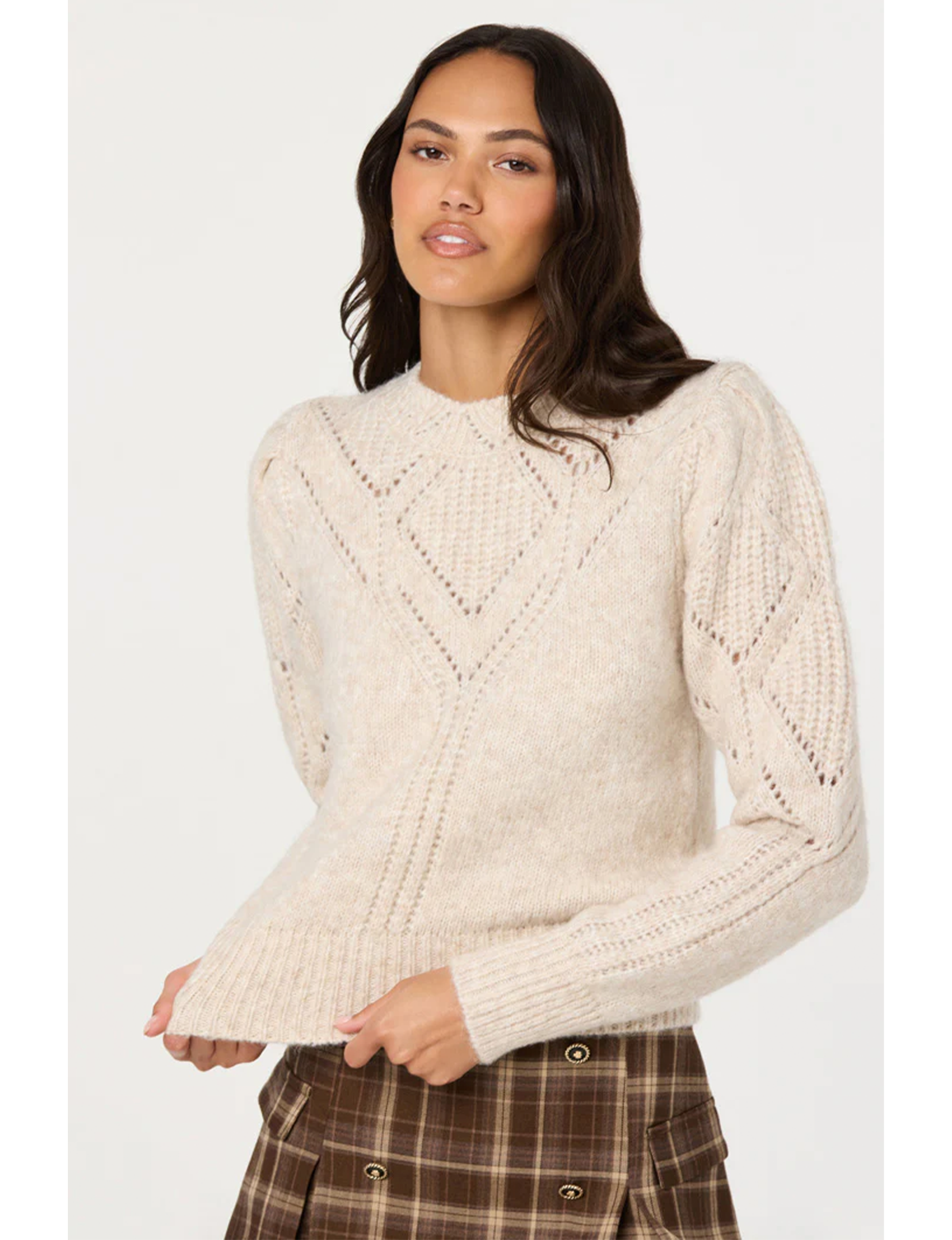 Pelloni Sweater, Oatmeal