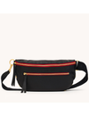Charles Large Crossbody, Black/Brushed Gold
