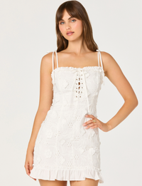 Breanna Dress, White