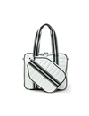 Sporty Spice Pickle Bag, White Patent