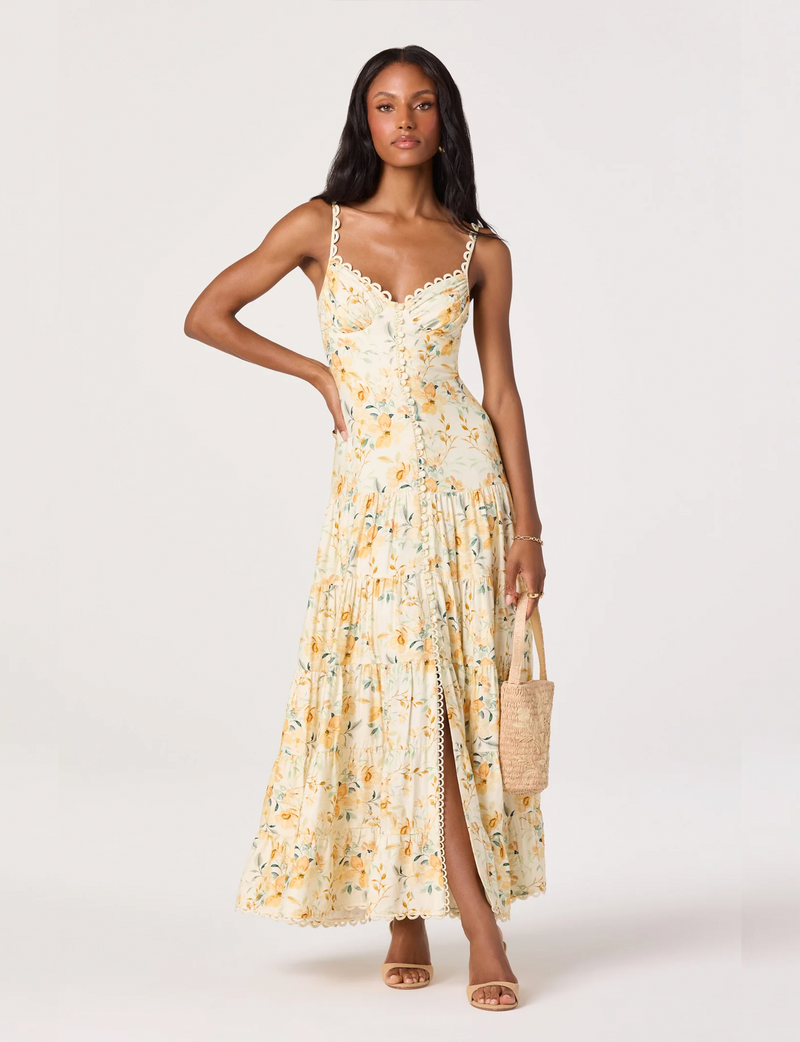 ASTR the Label Tazia Dress in Yellow