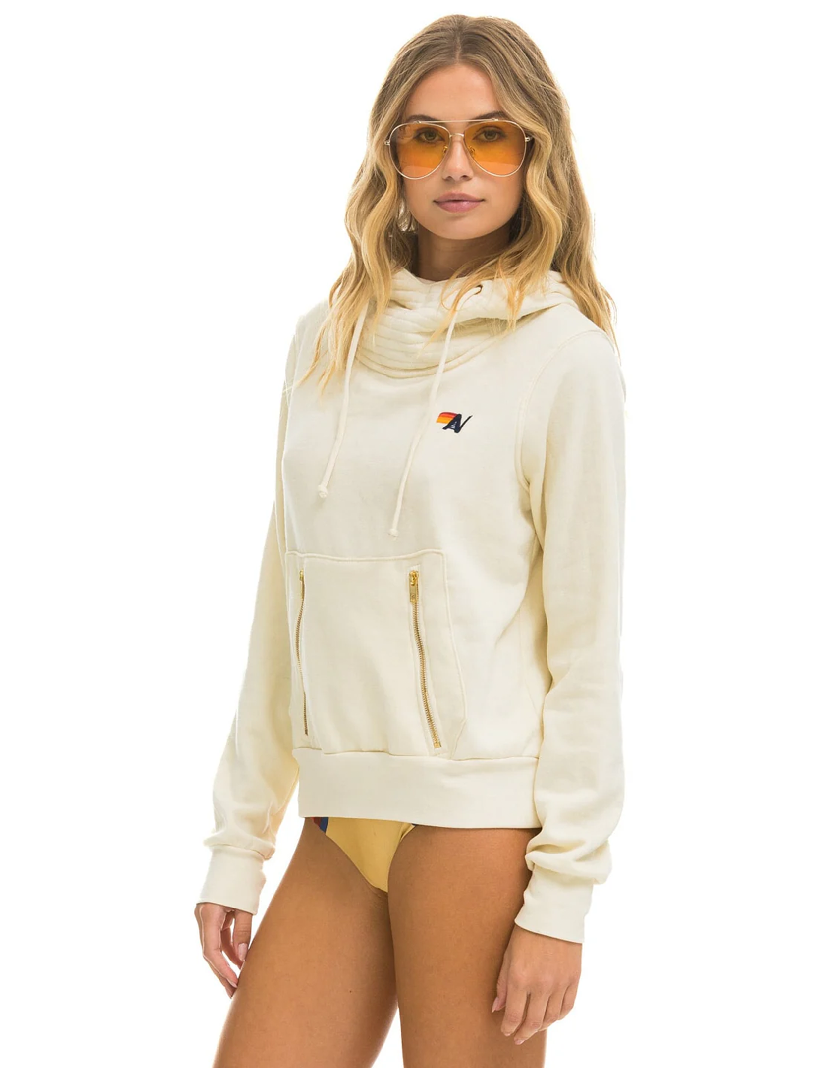 Ninja Pullover Hoodie, Vintage White