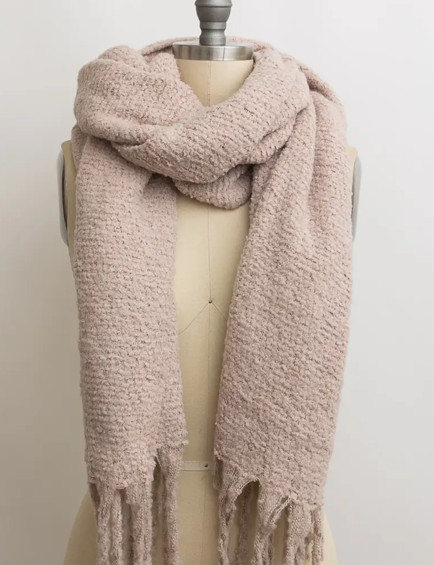 Knit Scarf, Blush