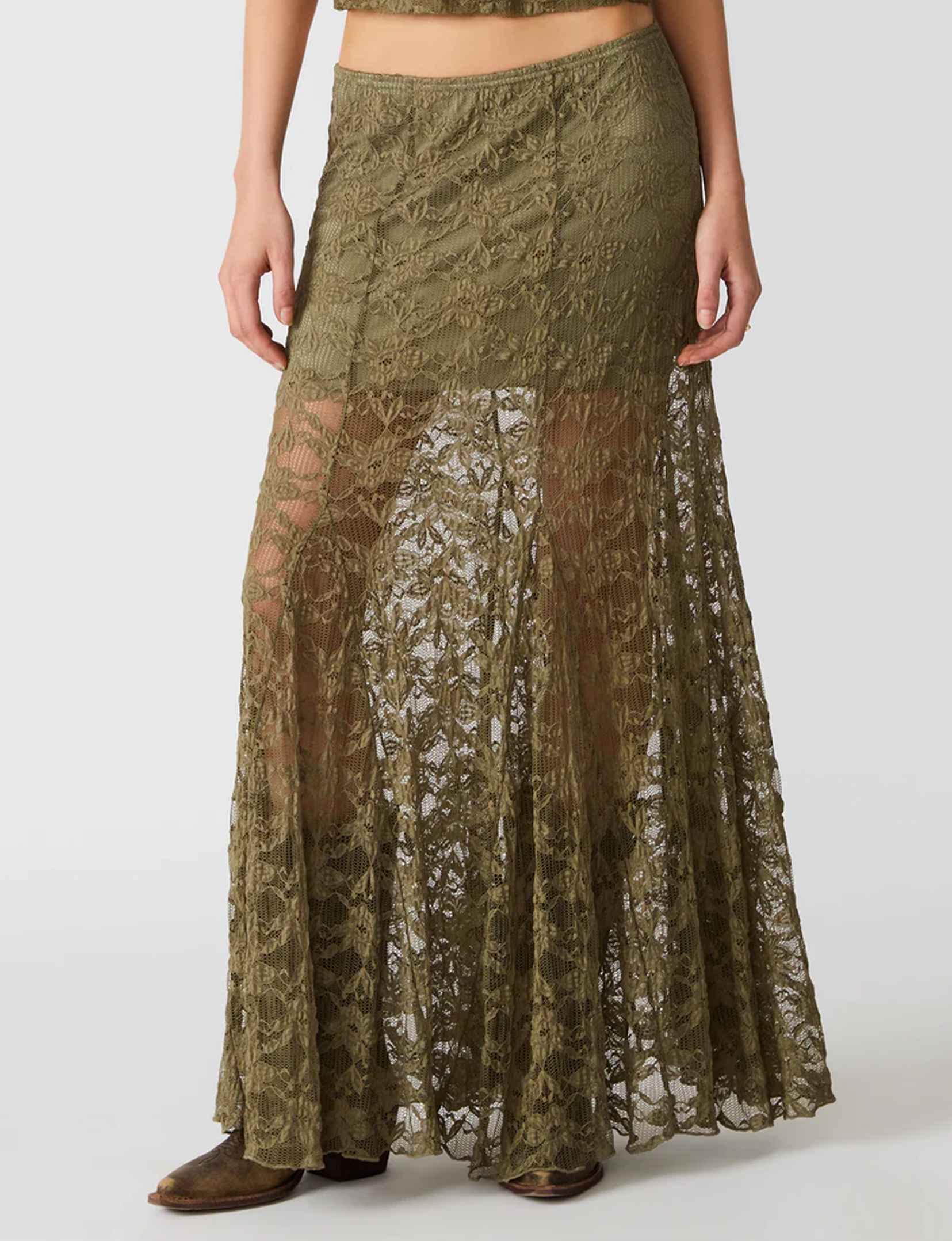 Mirabel Skirt, Mountain Green