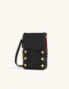 VIP Mobile Crossbody, Black/Brushed Gold