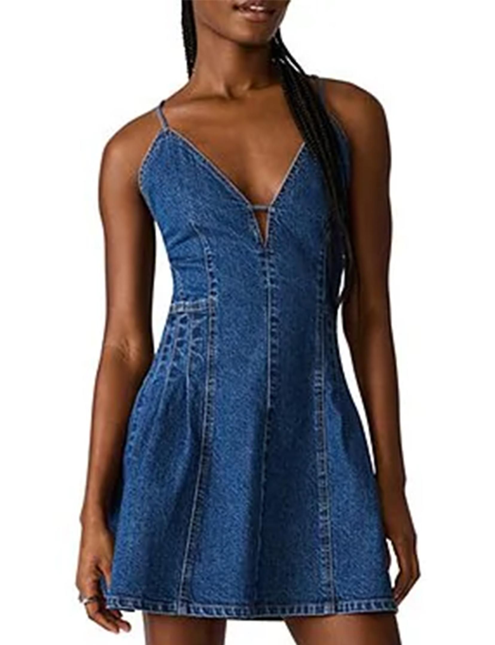 Dianne Dress, Denim Blue