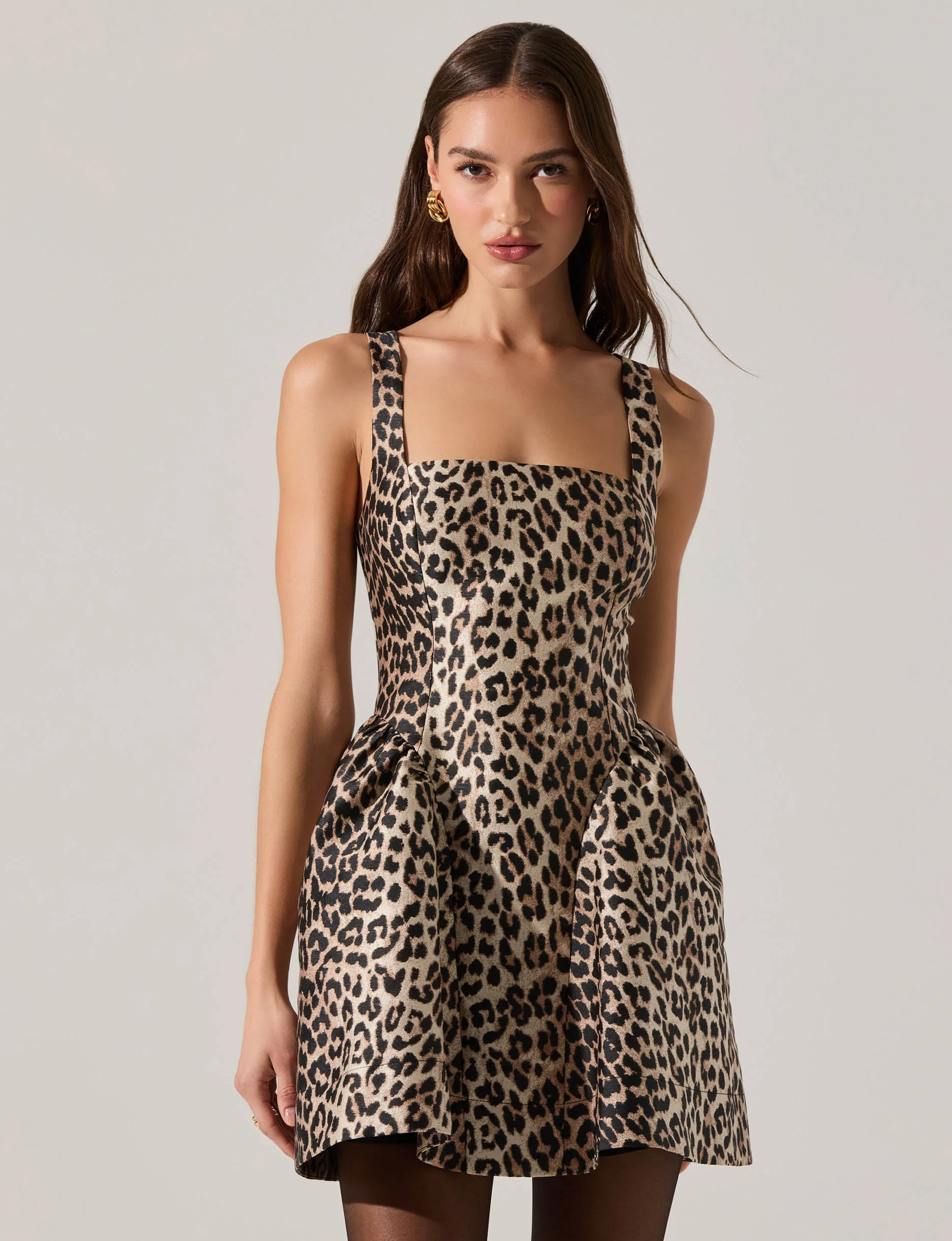 Claudie Dress, Leopard