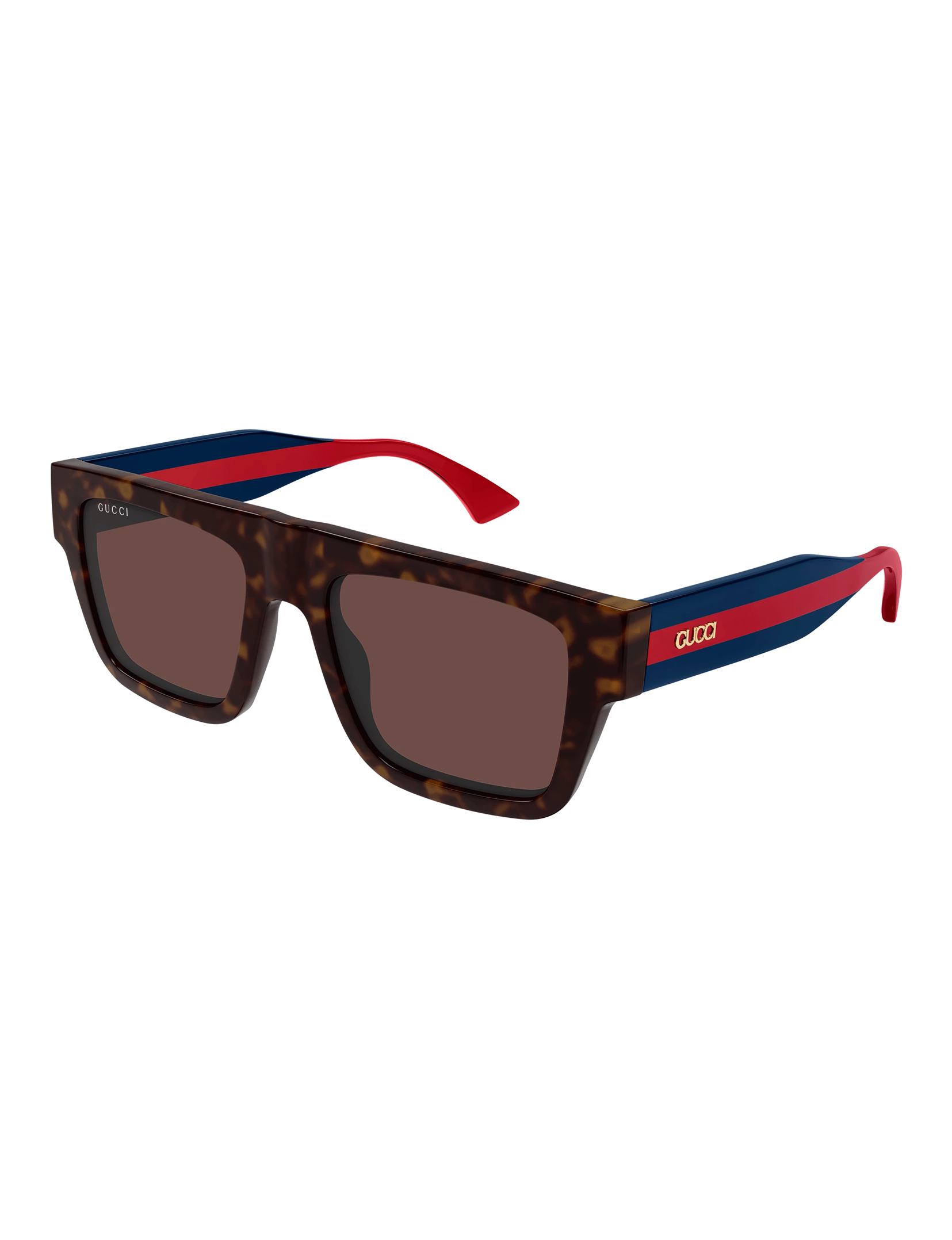 GG1868S 002 Sunglasses, Havana/Blue/Red