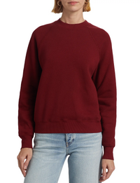 Classic Crewneck Sweater, Currant