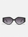 Hot Gossip Sunglasses, Black Smoke