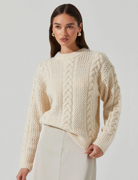 Lisbeth Sweater, Cream