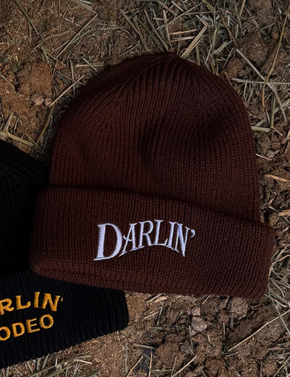 Banner Beanie, Brown