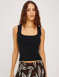 Flore Tank, Black