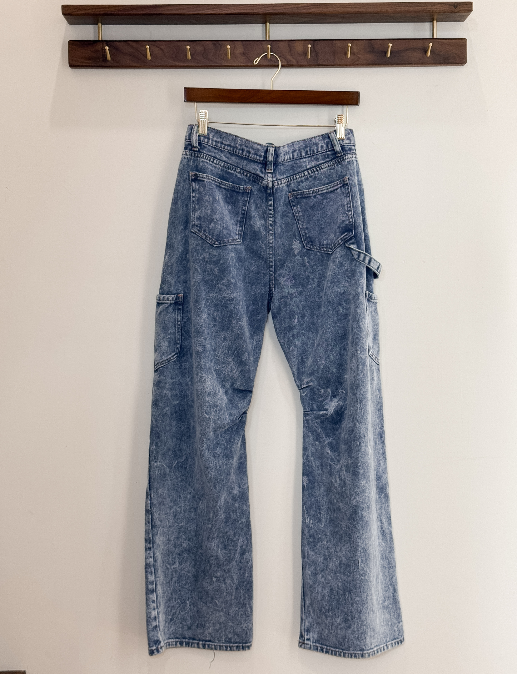 Lioness Miami Vice Cargo Pant, Acid Wash