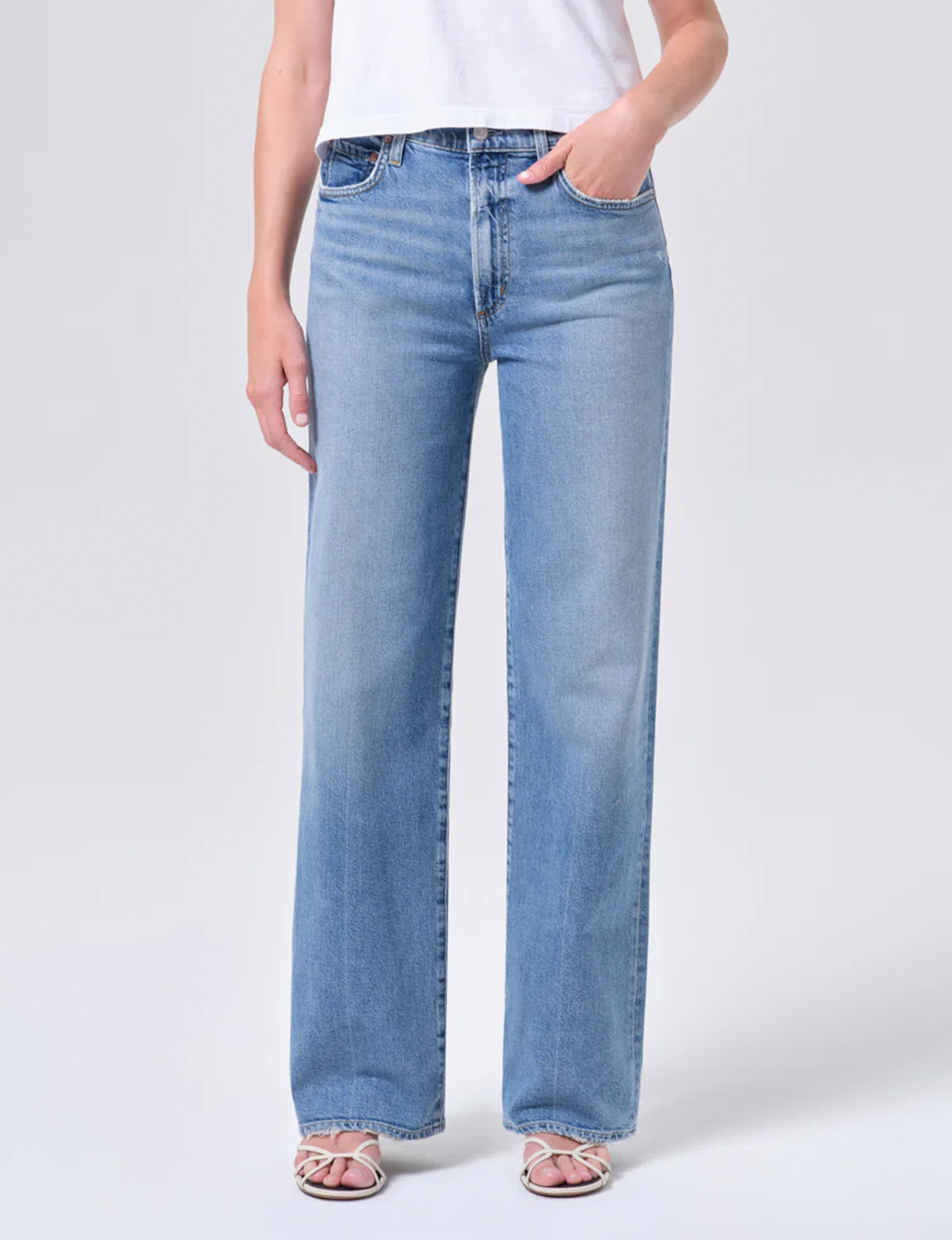 Harper Mid Rise Straight Leg, Kindle