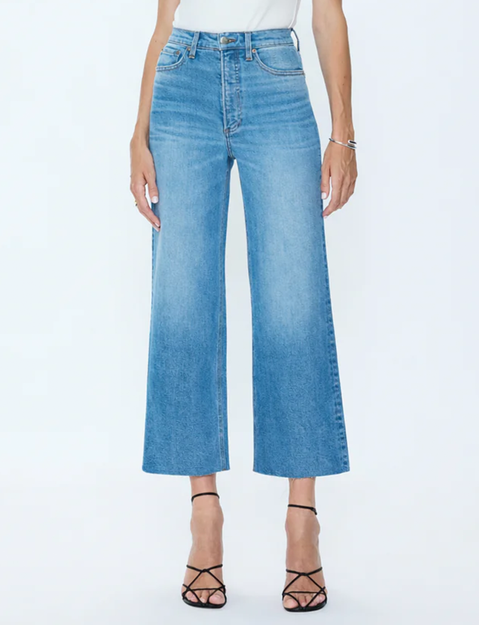 Lana Crop Wide Leg Denim, Wild Heart