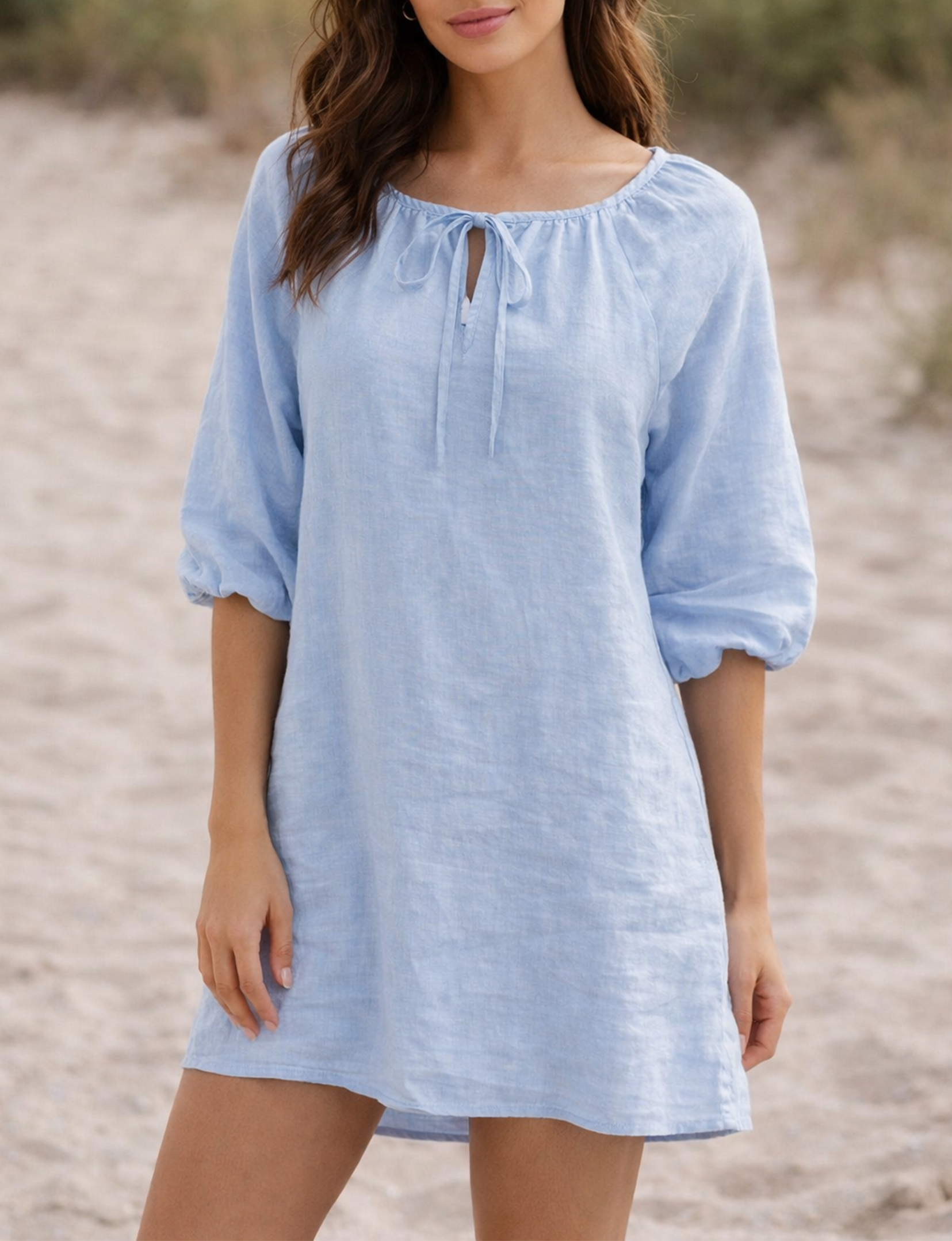 Marie Dress, Blue Bell