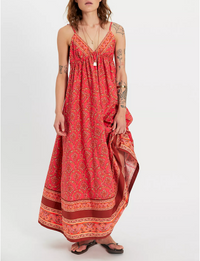 Sorrento Stroll Printed Maxi, Tart Berry/Combo