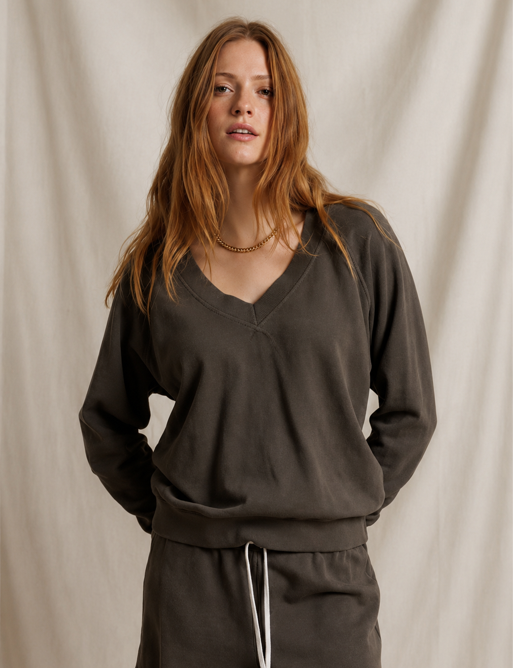 Sinead Sweatshirt, Dark Olive