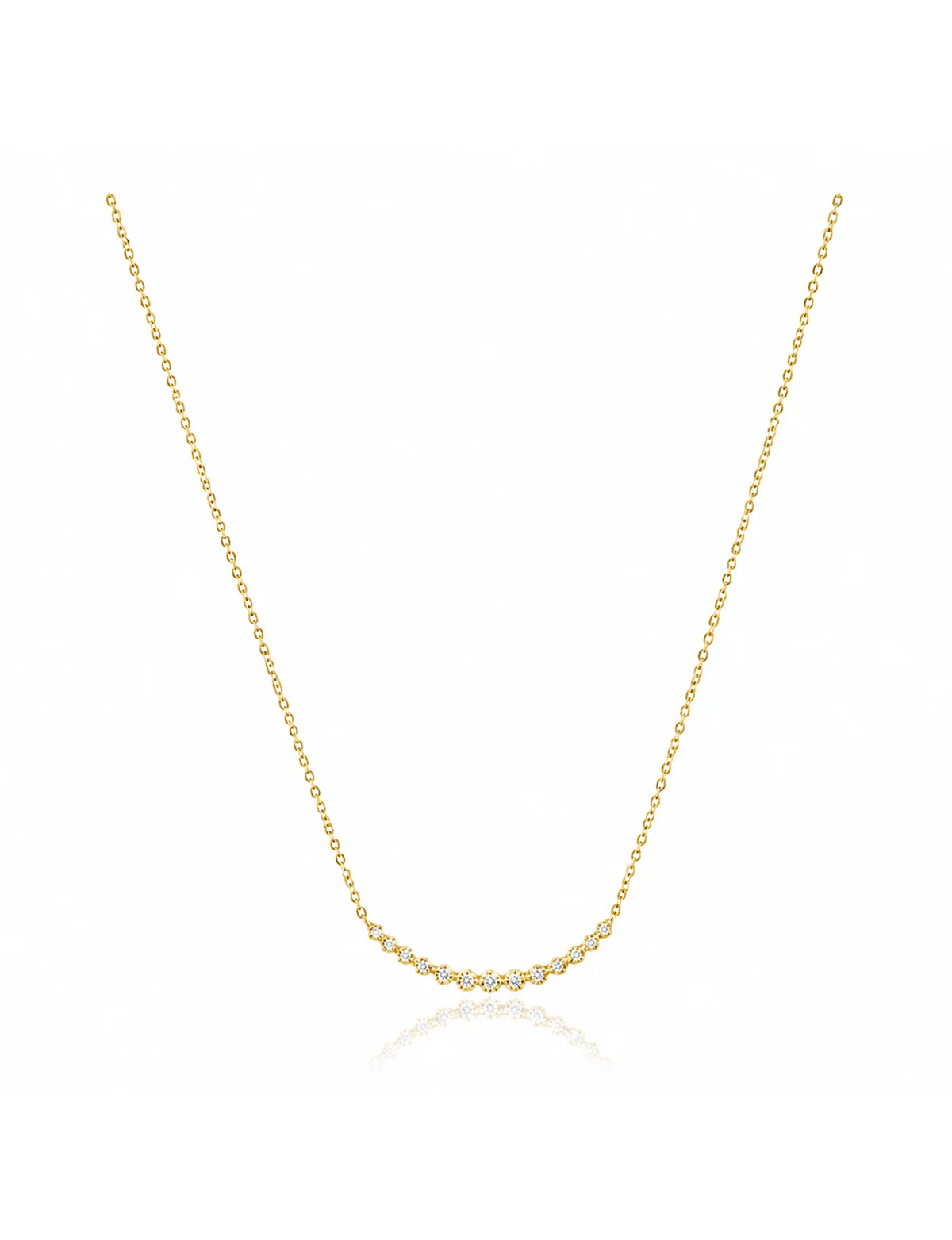 Imani CZ Necklace, Gold