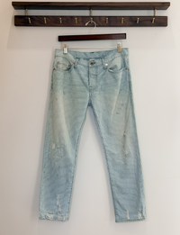 NSF Distressed Slim Leg, Faded Railroad