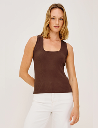 Bobbie Tank Top, Espresso