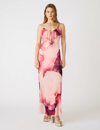 Maxinia Dress, Coral Cloud