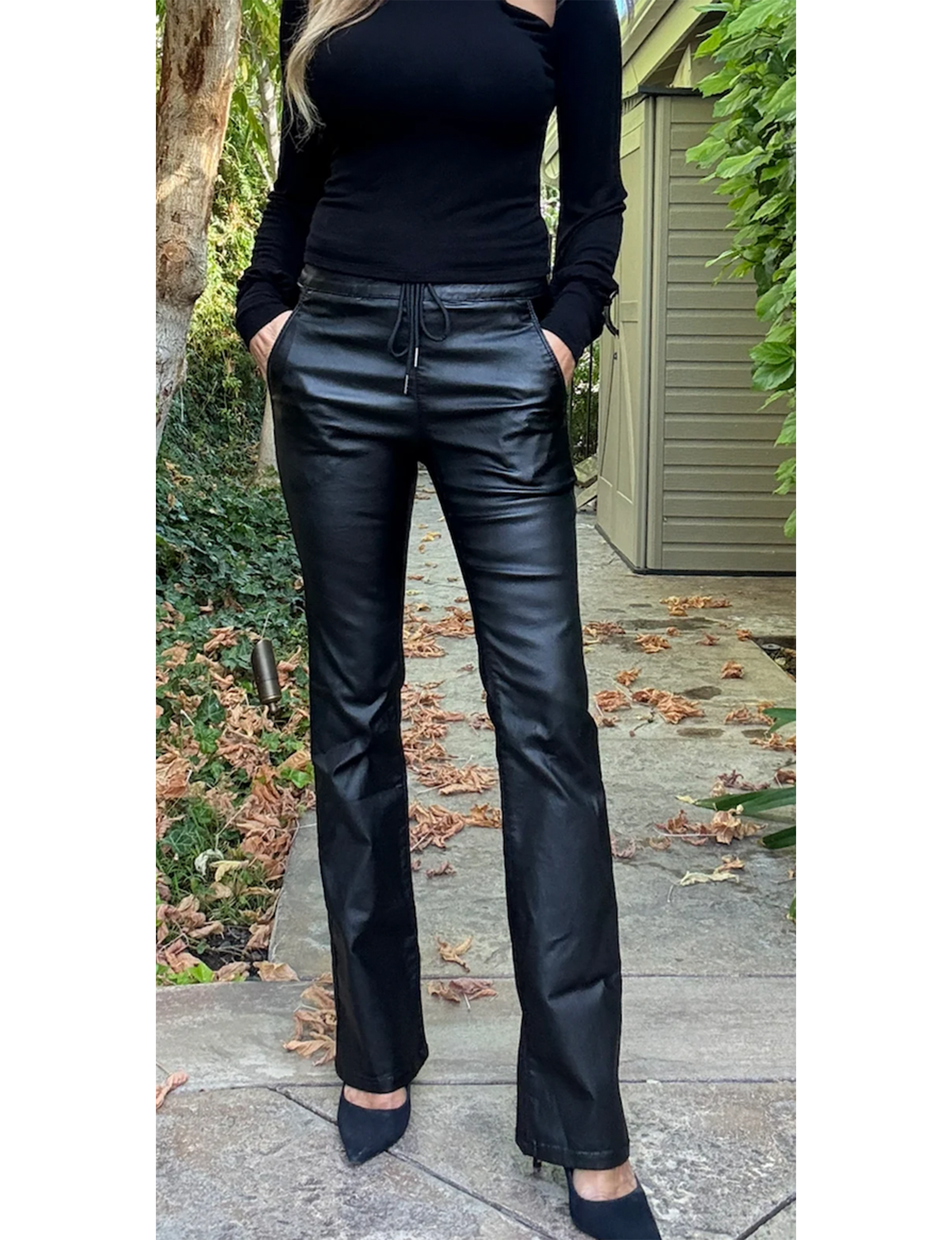 Loren Vegan Bootcut, Black