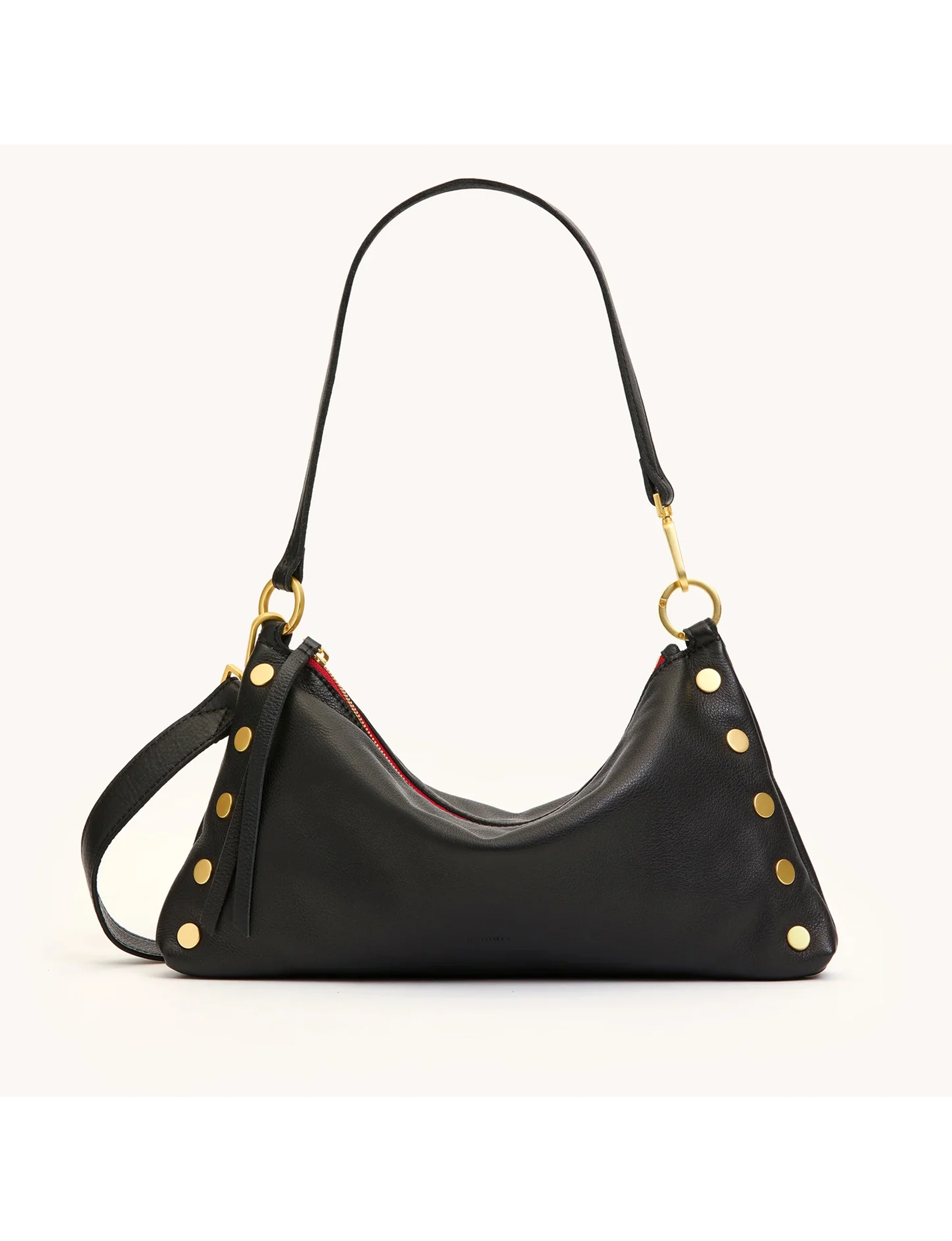 Kyle Medium Handbag, Black/Brushed Gold