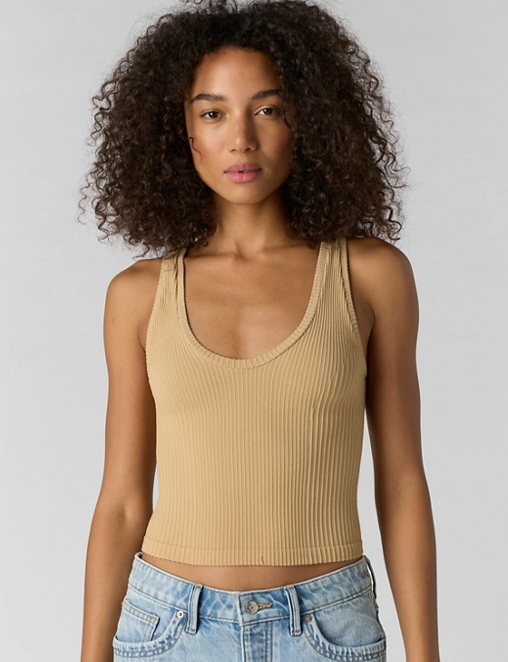 Clean Slate Tank, Oat Latte