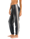 5 Stripe Women's Sweatpants, Faded Smoke