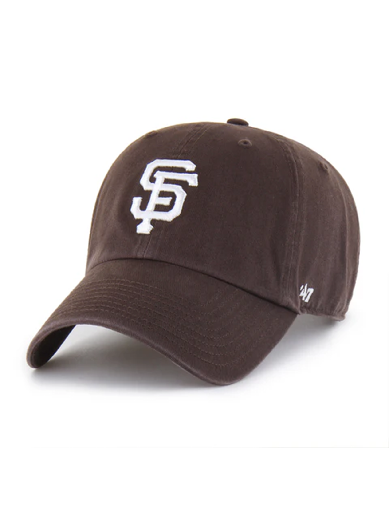 SF Giants Basic Cap, Brown/White