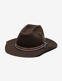 Matty Vintage Cowboy Hat, Brown