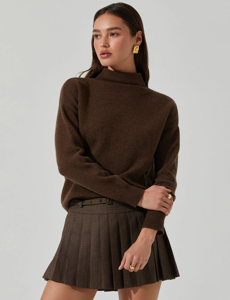 Adley Sweater, Chestnut