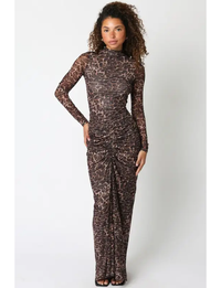 Tara Maxi Dress, Leopard