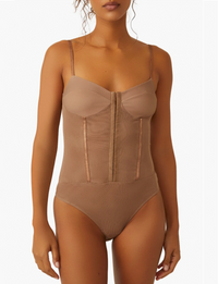 Night Rhythm Bodysuit, Cocoa