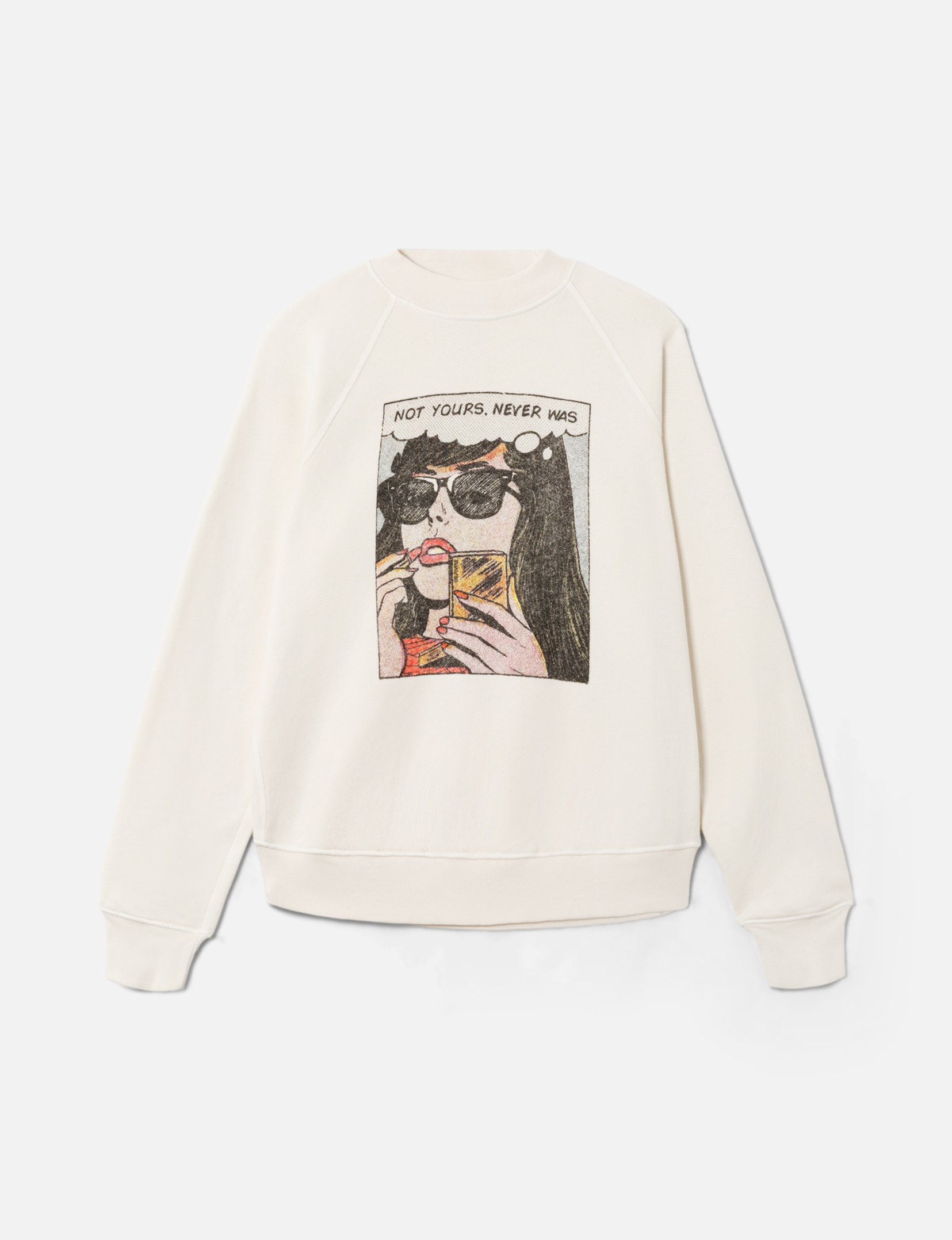 Not Yours Classic Crewneck, Vintage White