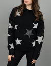 Brita Crewneck Pullover, Black