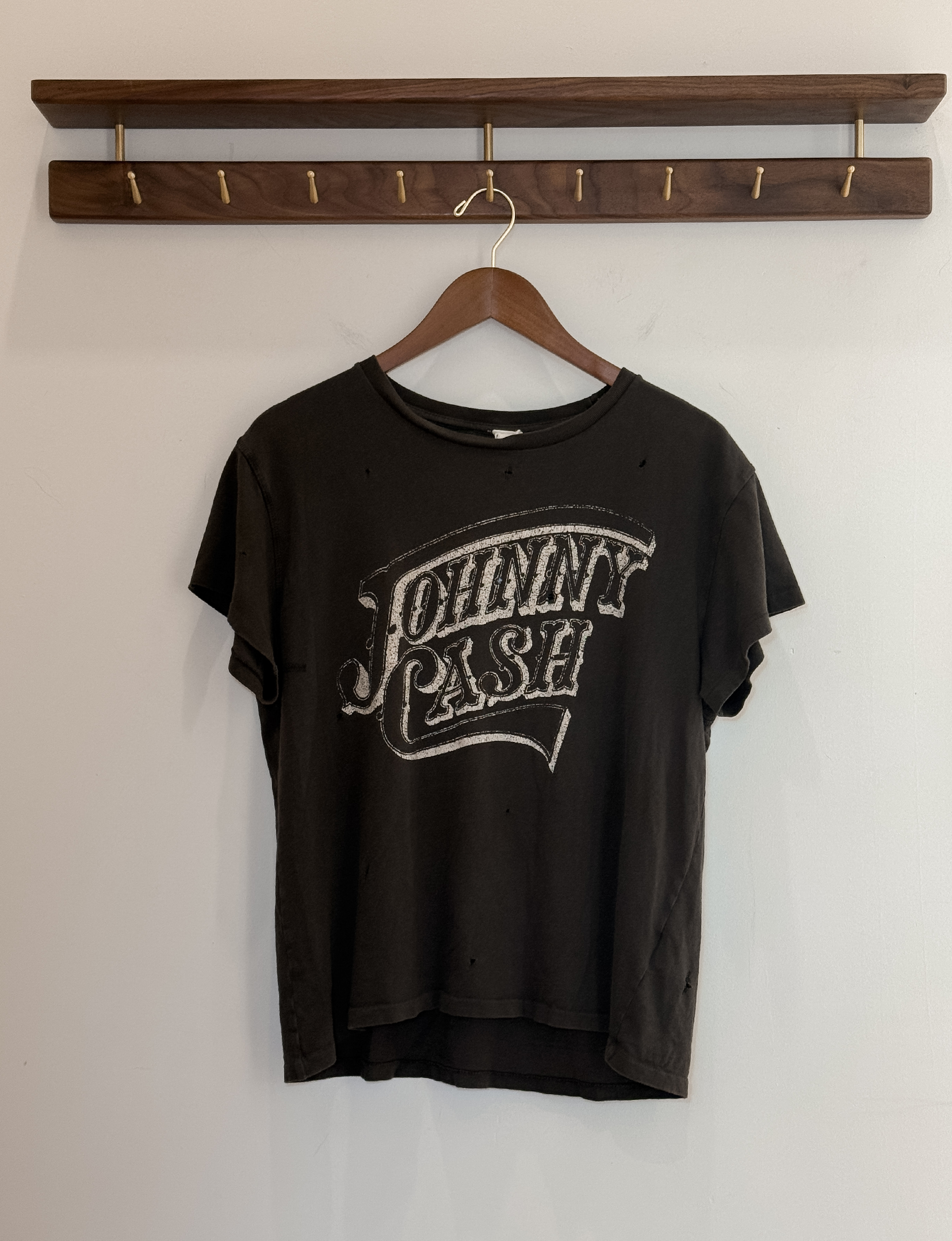 Madeworn Johnny Cash Tee, Coal