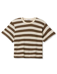 Lainey Rugby Crew, Mocha/Natural