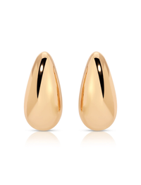Teardrop Earrings, Gold