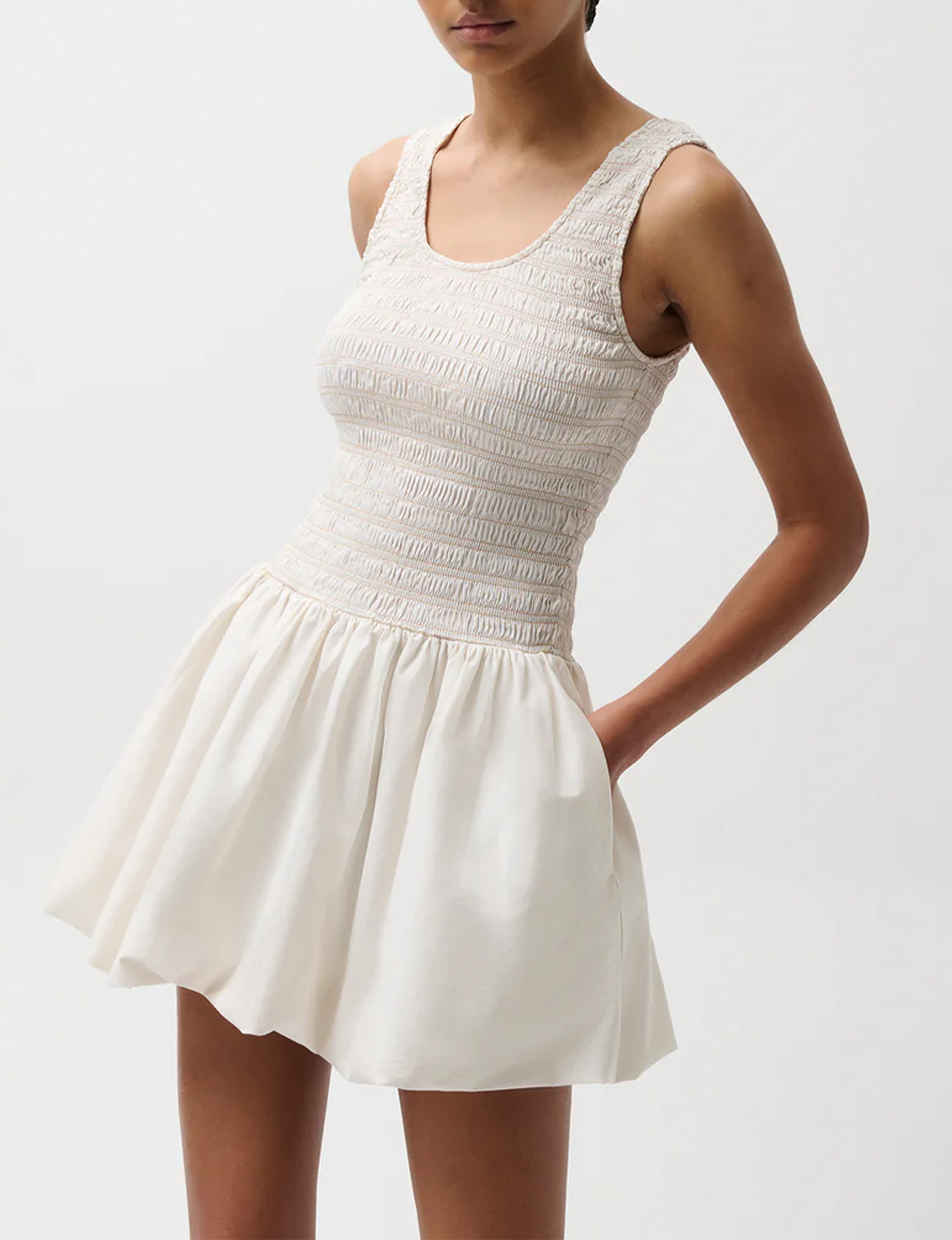 Ilona Dress, Soft White