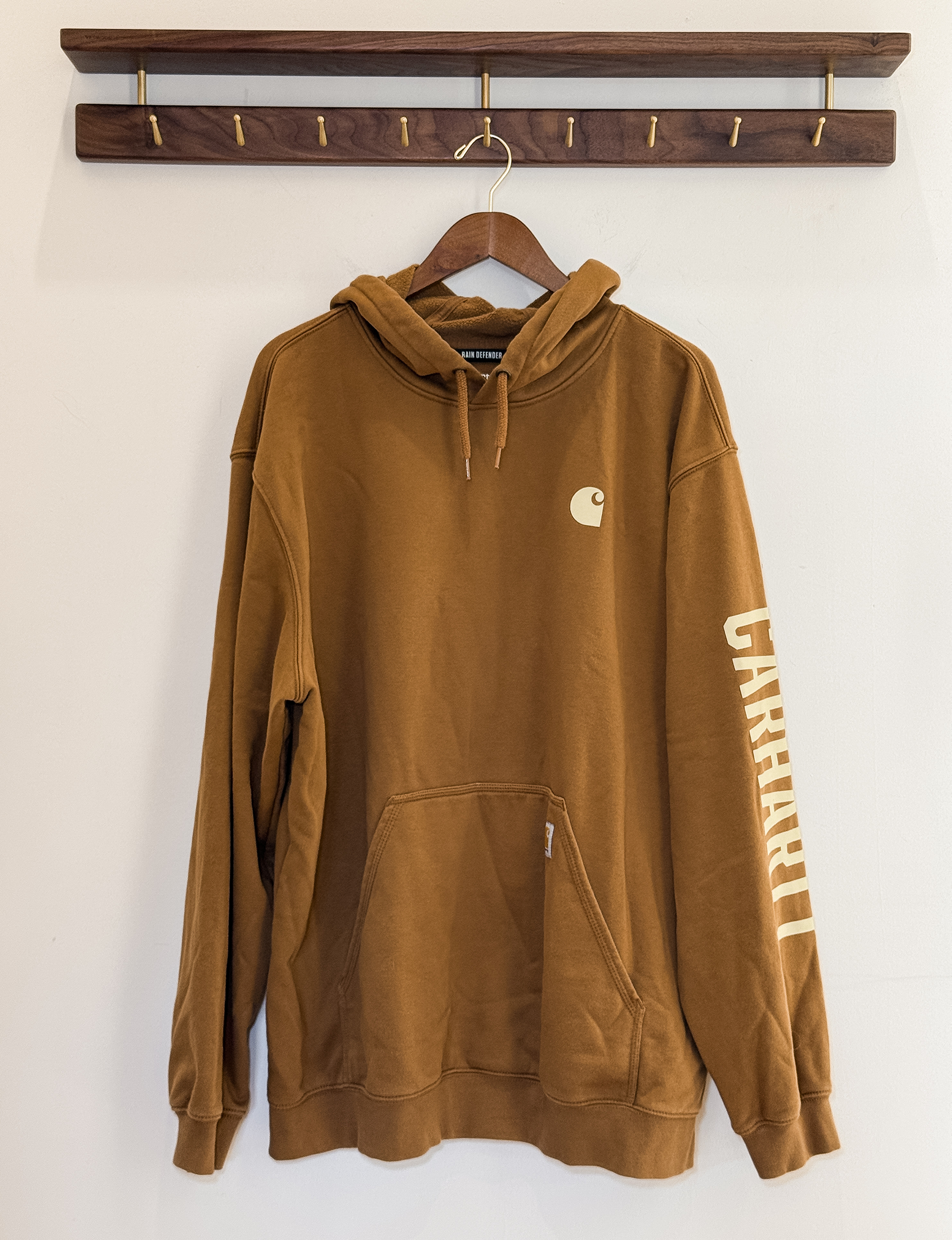 Carhartt Rain Defender Hoodie, Camel