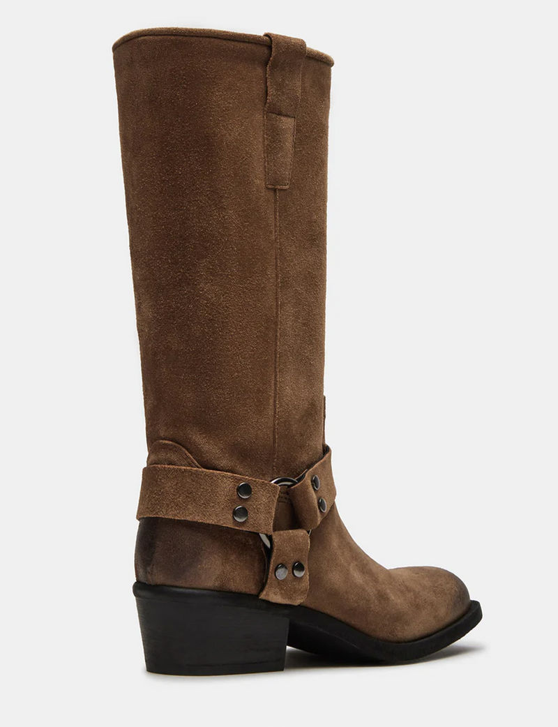 Ruskin Square Boot, Chestnut Suede