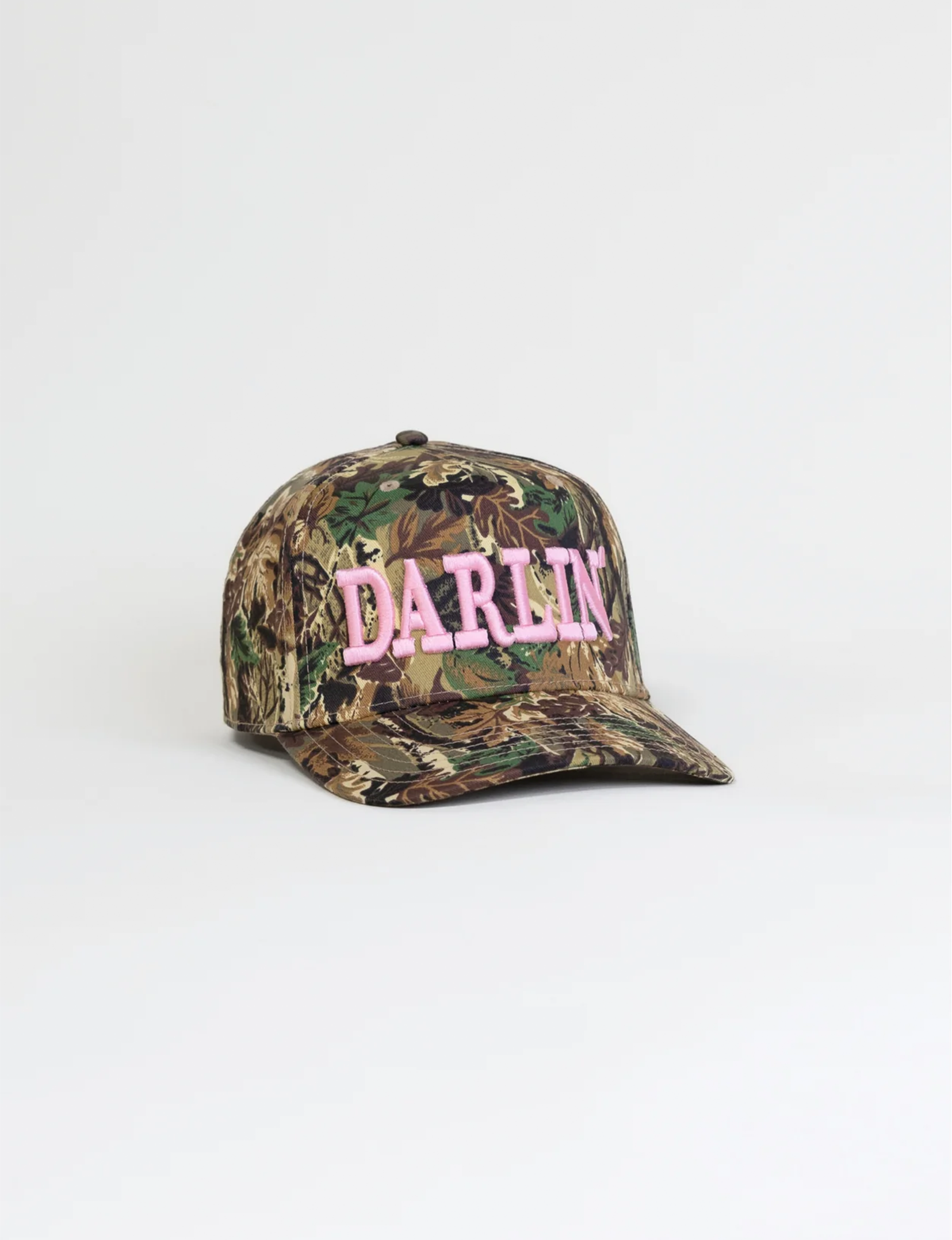 Snapback Heritage Hat, Camo/Pink