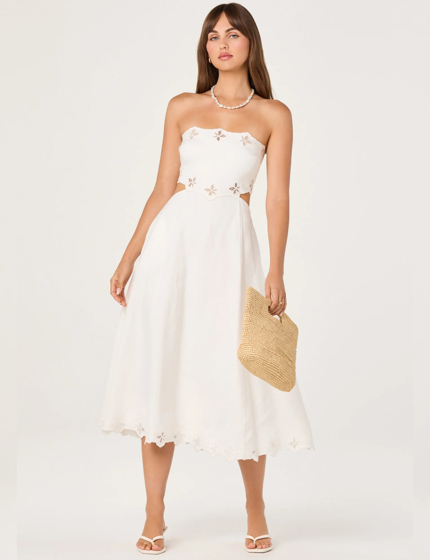 Shavonda Dress, White