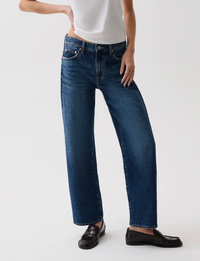 Lexi Mid Rise Bowed Jeans, Moonwave