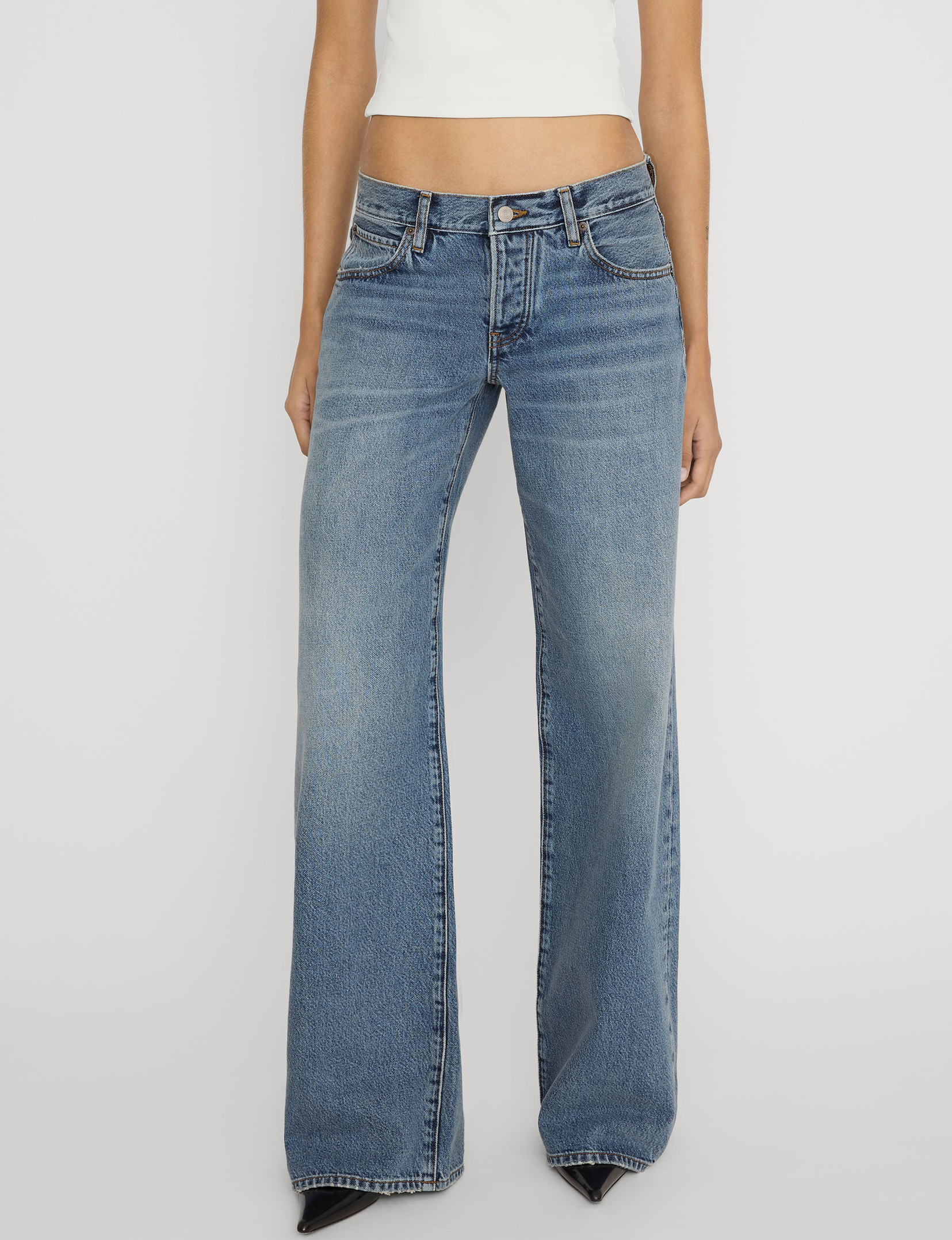 The Leo Wide Leg Jean, Rivage