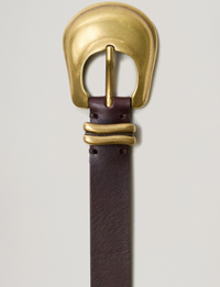 Rodeo Belt, Brown/Gold